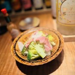 食堂 きふね - ブロッコリーとイノブタベーコン