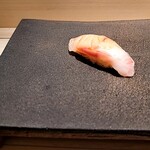 島津 - しぶ鯛昆布締め