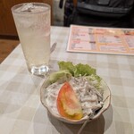 トプカ - 2杯目は下町ハイボール。タカラ焼酎の焼酎ハイボールのようです。