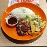 ビッグボーイ　 - 料理写真:手ごねハンバーグプレートランチ