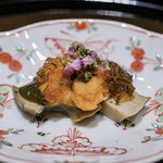 まき村 - 鮑と生ウニ