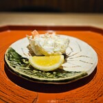 かにじぇんぬ 北のはなれ - タラバ蟹の蒸し蟹 