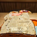 かにじぇんぬ 北のはなれ - タラバ蟹のお刺身　ミディアム