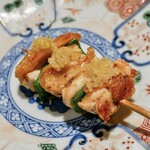 薪鳥新神戸 - 肩 あまなが唐辛子 黄ニラの柚子胡椒