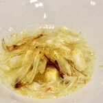 北海道焼肉 北うし - ホワイトアスパラ 毛蟹 カラスミ