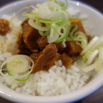 ラーメン専門店 徳川町 如水 - チャーシュー丼小＠2014年8月