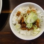 ラーメン専門店 徳川町 如水 - チャーシュー丼小＠2014年8月