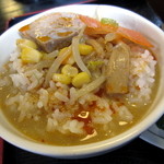 煮干中華 あさり - ゴマ味噌￥700円+ライス￥100円