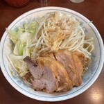 らーめん 陸 - 豚W・ヤサイW・背脂・カラメ