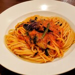 カプリチョーザ - 揚げ茄子とほうれん草のミートソース田舎風