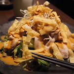 青ヶ島屋 - きなこ豚の冷しゃぶサラダ