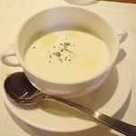 ビストロ ムッシュ - トウモロコシの冷製スープ