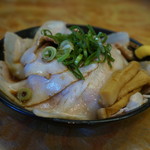 うま屋ラーメン - おつまみﾈｷﾞ豚(280円)