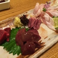 名古屋コーチン 一鳳  にしき - 刺し盛り
