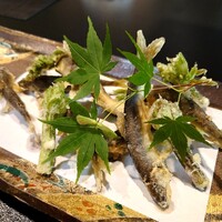 寺家 ひらさわ - 稚鮎沢揚げ