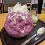 やきいも丸じゅん - 紫芋果実氷　芋感が半端ないです　ミルクでマイルドにしていただきます