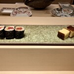 鮨 ひろ海 - 鉄火巻と玉子焼き