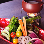 Aozorashokudou - 地元野菜を丸かじり～バーニャカウダ～
