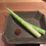 阿佐ヶ谷バードランド - 姫たけ。焼いて皮を剥いたもの。