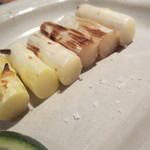 阿佐ヶ谷バードランド - 会津のホワイトアスパラガス。