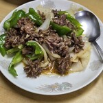 中華 兆徳 - 砂肝の黒胡椒風味炒め