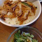 ポパイ ラーメンレストラン - 半スタミナ丼セット