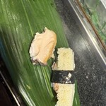 寿司処　若駒 - 子持ち昆布と鮑