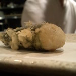 天ぷら　酒菜　醍醐 - カキの磯部揚げ。