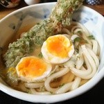 しんぺいうどん - ちく玉天うどん450円