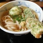 しんぺいうどん - ちく玉天うどん450円