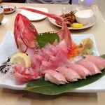 魚がし食堂はま蔵 - 金目鯛のセット