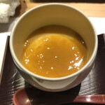 たか吉の鮨 - このわたの茶碗蒸し