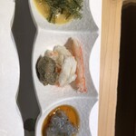 たか吉の鮨 - 焼津の生シラスなど先付