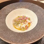 心一 - たらば蟹とじゅんさい