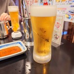 肉道楽いろは - 2025年７月　生ビール