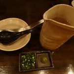 ぼうの - 薬味と出し汁