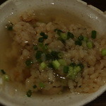 ぼうの - 鉄鍋ご飯を出し汁で