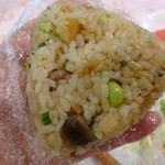 ぼうの - 真鯛と枝豆の鉄鍋ご飯のお握り