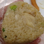 Bouno - 真鯛と枝豆の鉄鍋ご飯のお握り