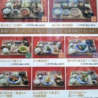 銀座米料亭 八代目儀兵衛 - 店頭のメニュー