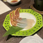 カニカニランド - ・活量り売り 活本ずわい蟹（刺身）