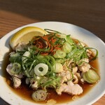 焼肉ホルモン 万千 - ミノ湯引き