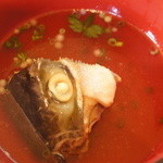 魚山人 - お吸い物。ホントに出汁が美味しい！