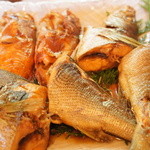 魚山人 - アラカブとイサキの煮物。ふっくら美味しい！