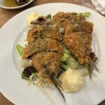 永楽食堂 - イワシポテトフライ