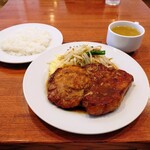 レストラン・サカキ - 『千葉県産林SPF豚のポークジンジャー（1500円税込）』