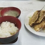春美食堂 - イワシアジ定食850円