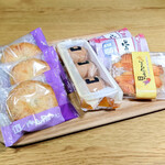 名物かまど - 料理写真:栗かまど、塩豆大福、金時いもとりんごのタルト、MaRuPai-くるみ