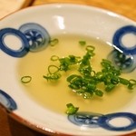 すし丸 - 平目は煎り酒で食べる