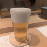 五反田鮨 SUSHI TOKYO 81 - まずはビアー